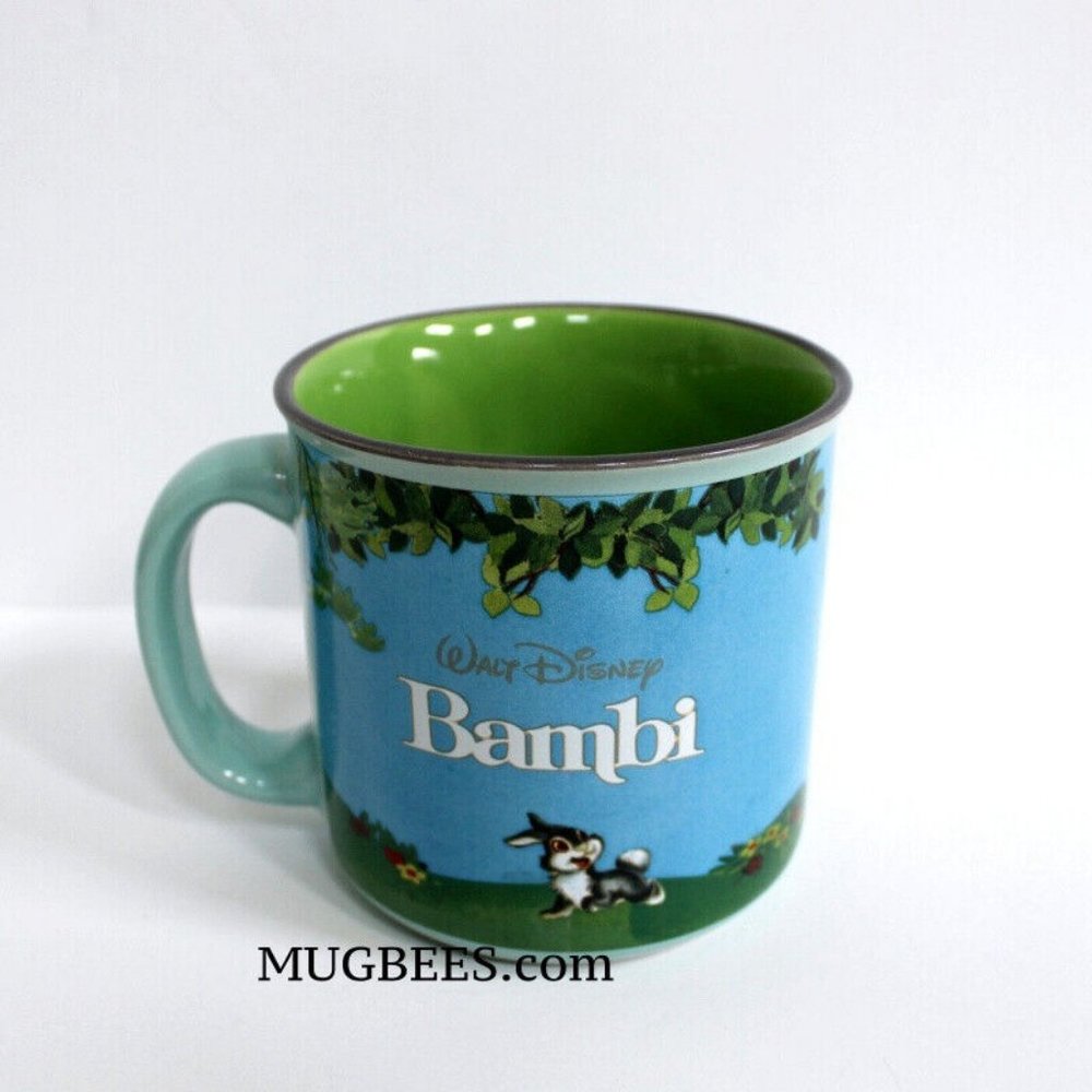 Disney Bambi Classic Scenic Portrait Camper Ceramic Coffee Cup Mug 20 oz